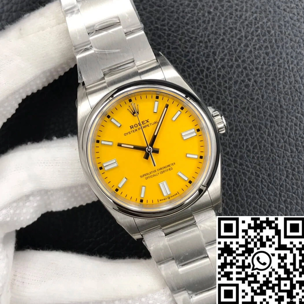 Yellow Perpetual M126000-0004 Rolex Dial Factory 36MM EW Oyster 0204